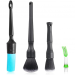 4 tk autopuhastushari auto autode puhastushari auto puhastusrattad armatuurlaud interj&ouml;&ouml;ri matt 25x19x9cm