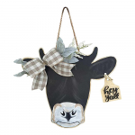 Lehmapea silt Tere tulemast esiukse riidepuu Maal&auml;hedased puidust rippuvad sildid Veranda kaunistused koduk&ouml;&ouml;gi jaoks siseruumides v&auml;ljas style 1