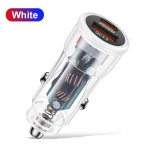 VAORLO 48W autolaadija kiirlaadimine USB + PD pordi tugi QC3.0 kiire laadimine valge