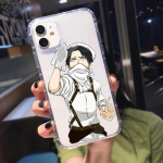 GYKZ Anime Japan Attack On Titan Clear telefoni&uuml;mbris iPhone 13 11 Pro 12 XS MAX 7 X SE20 XR 6 8Plus p&otilde;rutuskindel pehme kaanega &uuml;mbris iPhone 6 plus