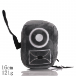 Skibidi tualett-m&auml;nguasi, 11-tolline k&otilde;lar, &uuml;lemused, kaameramehed, pl&uuml;&uuml;sid, m&auml;nguasjad, t&auml;istopitud k&otilde;lar, mees, kaamera, mees, nukk, kogutavad kingitused.