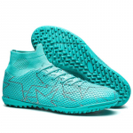 35-47 Unisex k&otilde;rged jalgpallisaapad noortele t&auml;iskasvanutele TPR murtud k&uuml;&uuml;nega TF laste jalgpallijalatsid 35 valge