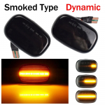 Led d&uuml;naamilised k&uuml;ljemarker suunatuled Toyota Celica T20 23 Corolla Caldina Avensis Starlet Prius Fielder Verso Runx MR2 jaoks Dynamic Black Type