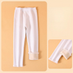 Kvaliteetsed T&uuml;drukud Puuvillased P&uuml;ksid Talvine ka&scaron;miir Paks Soe Retuusid Lapsed Vertikaalsed triibulised Pikad P&uuml;ksid &Uuml;ler&otilde;ivad Riietus 3T helehall v&auml;rv