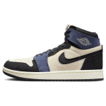 Air Jordan 1 High Zoom Comfort 2 Blackened Blue Naiste Tossud Cream Muslin Coconut-Milk DV1305-104 36