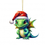 J&otilde;uludraakoni ripats multifilmi Dragon Baby akr&uuml;&uuml;list rippuv ornament, mis on vastupidav piduliku puu kaunistamiseks D
