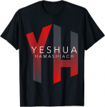 YH Yeshua Hamashiach Lahe Kujundus Suurep&auml;rane Unisex T-s&auml;rk S