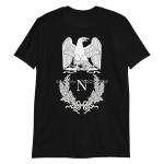 Prantsuse Pride Napoleon Bonaparte Eagle T-s&auml;rk. Suvine puuvillane O-kaelusega l&uuml;hikeste varrukatega unisex puuvillane T-s&auml;rk Uus &uuml;lisuur t&auml;navariietus L