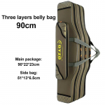 2/3/4 kihiga 70CM-130CM Protable kokkupandav &otilde;ngeritva kandekott kalavarraste t&ouml;&ouml;riista hoiukoti &uuml;mbris Veekindel kalastustarbed XA81G