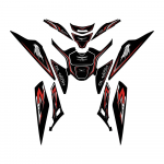 GL1800 kleebised Honda Goldwingi kleebiste jaoks GL 1800 Gold Wing 2023 kleebise kaunistuse paagi kaitsekomplekti PVC tarvikud valge