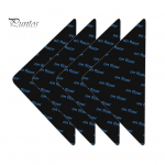 4 tk Kahepoolsed vaibapadjad kolmnurkse disainiga pestavad libisemisvastased k&auml;epidemed Tugeva nakkuvusega vaibakleebised lehtpuup&otilde;randatele 4pcs