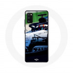 Samsung Galaxy A41 Case Formula 1 Pierre Gasly F1 draiver valge