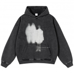 2024 Streetwear Crowd Shadow Graphic Unisex kapuuts S must