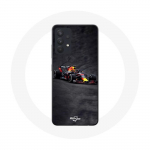 Coque Samsung Galaxy A13 5G Formule 1 Max Verstappen F1 noir rouge et jaune