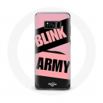 Coque pour Samsung Galaxy S8 BTS ARMY Et Blackpink Blink Rose Noir