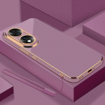 Honor X7b &uuml;mbrise Honor X7B kaas CLK-LX1 CLK-LX2 CLK-LX3 Luxury Square Plating Honor X7 X7A telefoni&uuml;mbrise p&otilde;rutuskindel tagakaas For Honor X7a&Case & Strap helelilla v&auml;rv