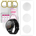 3x apgo Hydrogel Screen Protector for Media-tech Active Band Monaco, Hydrogel Film, with positioning layer easy installation