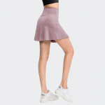 Tennise l&uuml;hike seelik hingav jooga fitness l&uuml;hike seelik naiste golfi plisseeritud seelik vabaaja k&otilde;rge v&ouml;&ouml;kohaga seelikud Kiirelt kuivav kahekorruseline taskutega seelik S must