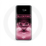 Coque pour Samsung Galaxy A5 2017 Wallpaper diamante Blackpink Kpop Logo Rose - Maniacase