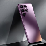 Luksuslik AG silikoonist matt klaas&uuml;mbris Samsung Galaxy S24 S23 S22 Ultra S24 Plus j&auml;&auml;tunud kaamera objektiivi kaitse&uuml;mbris S22 lilla