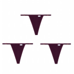 3 tk/komplekt Reguleeritavad puuvillased alusp&uuml;ksid Naiste T-selja Seksikad alusp&uuml;ksid T&uuml;drukutele Mugav G-stringiga aluspesu Intiimsed Naiste bikiinid S