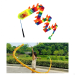 Dragon Ribbon Dance Streamer Artistic Ribbons Ornament Poi V&otilde;imlemine for Colorful dragon