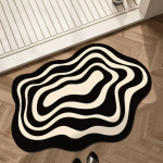 Super imav vannitoamatt, libisemiskindel diatomiga muda tualettpadi Kiiresti kuivav p&otilde;randamatt Kodu vannimatt du&scaron;ivaip 40*60cm