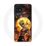 Coque Maniacase pour Samsung Galaxy A22 5G dark naruto lune 3D