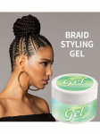250 ml Traction Alopeetsia Styling Braiding Gel Edges Control Juukseid kujundav kreem Biotin Anti Break Hair Wax Juuste v&auml;ljalangemise vastane Juuksehooldus one-size valge