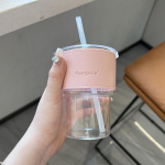 400ml Straw Coffee Klaasiga Creative Coffee Kruus Uus Straw Cup Tea roosa