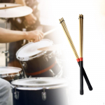 2 Pieces Bamboo Drum Stick Rods Brushes Sticks Smooth Grips 15.94 inch Length for Acoustic must