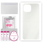 apgo MATTE Protective Skin Sticker for the back compatible with Xiaomi Mi 11 Lite 5G, Wrap Film, Hydrogel Film, Flexible, Soft TPU with positioning la