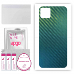 apgo Protective Skin Sticker for the back compatible with Cubot X20 Pro, Wrap Film, Foil, Vinyl - Pattern Carbon Chameleon CAKA1