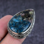 Natural Watermelon Tourmaline Gemstone 925 Sterling Silver Gift Ring S.6.5 q8p30