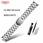 Roostevabast terasest kellarihm Casio Swordfish MTP-1374 MTP-1375 MDV-106 kellirihmale 22mm t&auml;is terasest rihm Kumerate otstega kellad 22mm