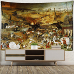 Abstraktne Inimesed Realistlik &Otilde;limaal Vaip Seinakaunistus Hipi Tapestry Kunst Ps&uuml;hhedeelne M&uuml;stika Kodu Dekoratsioon 95x70cm