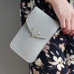 Naiste telefonikott Puutetundlik nahast vahetuskott Crossbody Mini &otilde;lakott Rahakott