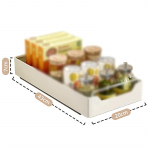 Uus l&uuml;kandussiinidega k&ouml;&ouml;gi hoiureiul V&auml;ljat&otilde;mmatav k&ouml;&ouml;gisahtli t&uuml;&uuml;p Hoiualus V&uuml;rtsikast hoiurest Kapid Korraldaja 20cm kreemikas