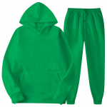 Meeste kapuutsiga spordidress, Unisex, kaheosalised jooksuriided, pikkade varrukatega pulloverid, pusad ja dressip&uuml;ksid XL