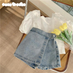 T&uuml;drukute suvine kost&uuml;&uuml;m Korea magus pitsist &otilde;&otilde;ness&auml;rk V&otilde;lts Kaks teksap&uuml;ksid Lasteriided T&uuml;drukute Lasteriided 140cm valge