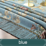 Euroopa retroh&otilde;nguline laudlina tutiga Luksusliku tikandiga lauakate Lillega elegantne laudlina kaunistus elutuba 90x90cm