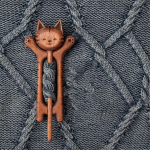 Loominguline puidust sallin&otilde;el Prossi kaunistus sallin&otilde;el