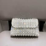 Rhinestones &Otilde;htune Clutch-kott rahakotid ja k&auml;ekott Luksuslik disainiga &otilde;lakott L&auml;ikiv Crystal Clutch-kott Naisekott h&otilde;be