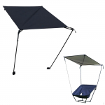 Camping Chair Shade Folding Easy to Install Portable Shelter for Outdoor Traveling valge