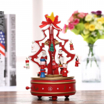 Loominguline j&otilde;ulumuusika kast Puidust muusikakarp Kingitus j&otilde;ulupuu kaunistuseks lumememme nuku aknarekvisiidid valge