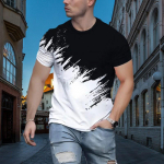 Uus suvine meeste spordi-fitnessi T-s&auml;rk Street Trend Lihtne Creative O kraega vabaaja lahtine kiiresti kuivav l&uuml;hikeste varrukatega s&auml;rk S