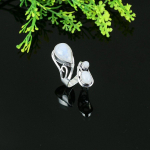Natural Rainbow Moonstone Gemstone 925 Sterling Silver Gift Ring Size 12 p5s92