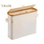 Tualettpaberi hoiukorv Suure mahutavusega veekindel mitmeotstarbeline h&otilde;lpsasti paigaldatav kaanega tualettpaberi hoiukorv hall