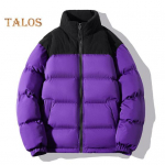 Meeste puuvillane mantel p&uuml;stkraega, pikkade varrukatega, n&ouml;&ouml;riga reguleeritav all&auml;&auml;r, paksendatud mantel, tuulekindel, temperatuuri lukustav, taskutega, lukuga kinnitusega, pealisr&otilde;ivas L lilla