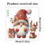 Armsad j&otilde;uluvana kleebised j&otilde;ulukaunistuste tualettruumi kleebised Vannitoa WC Magamistoa uksekaunistuskleebised 30x30cm